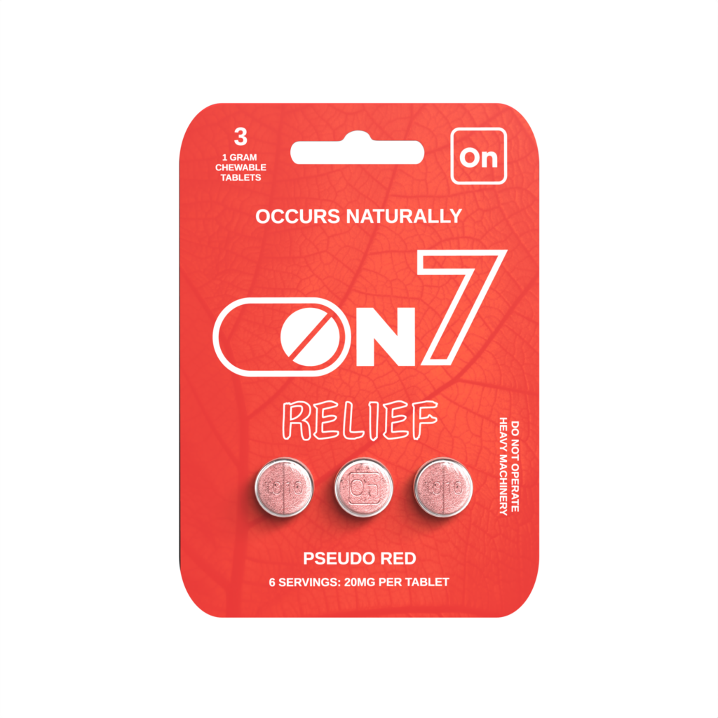 On7 Tabz Mitragynine pseudoindoxyl - Pseudo Red 7Tabz 20 mg