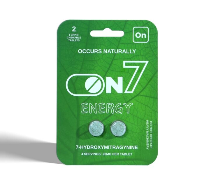 Energy ON7 by Occurs Naturally 7-Hydroxymitragynine -7OH - 2 count blister