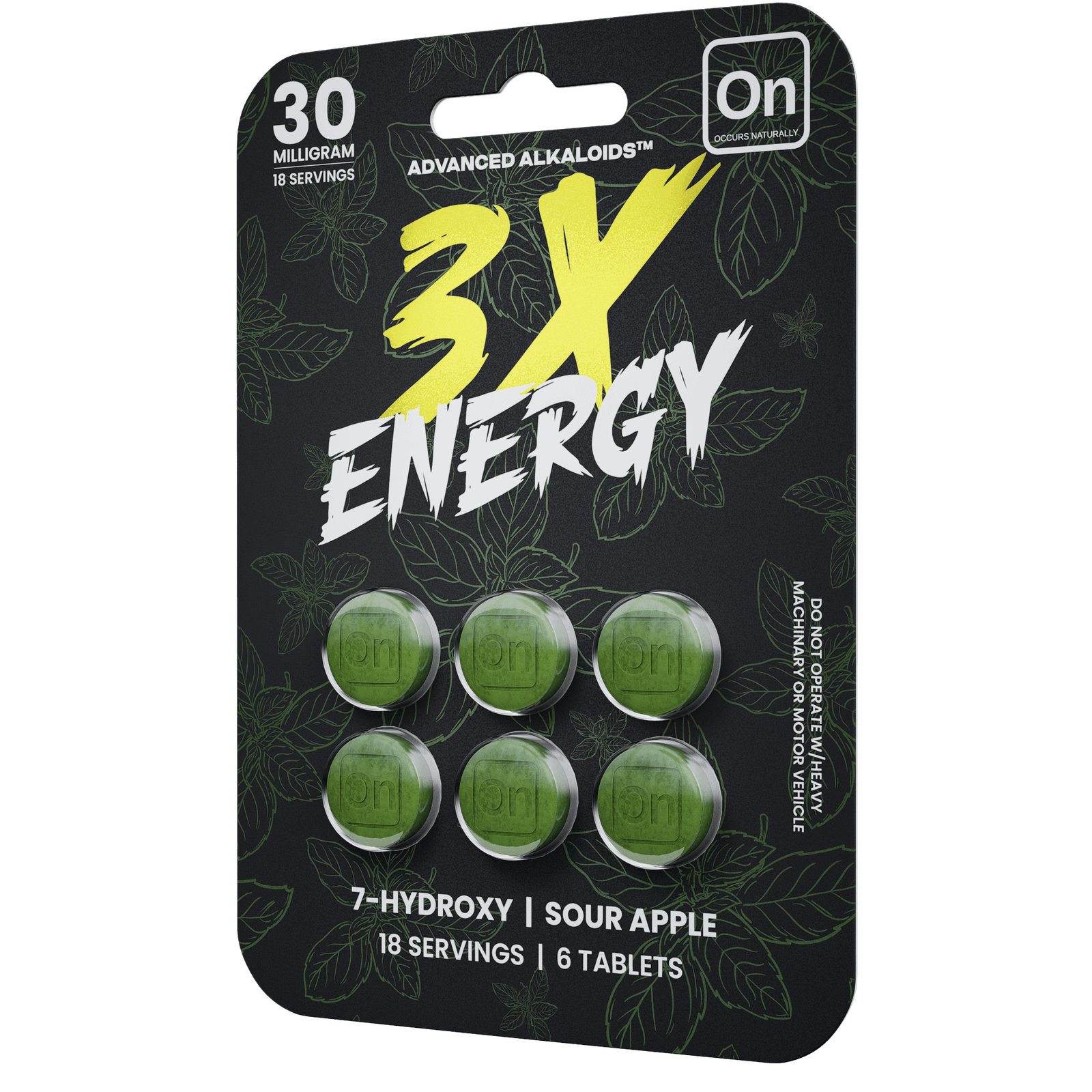 6ct 3x Green Energy Tilted Left 6ct 3x Green Energy Tilted Left