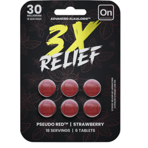 3X Relief 6 Count 30MG