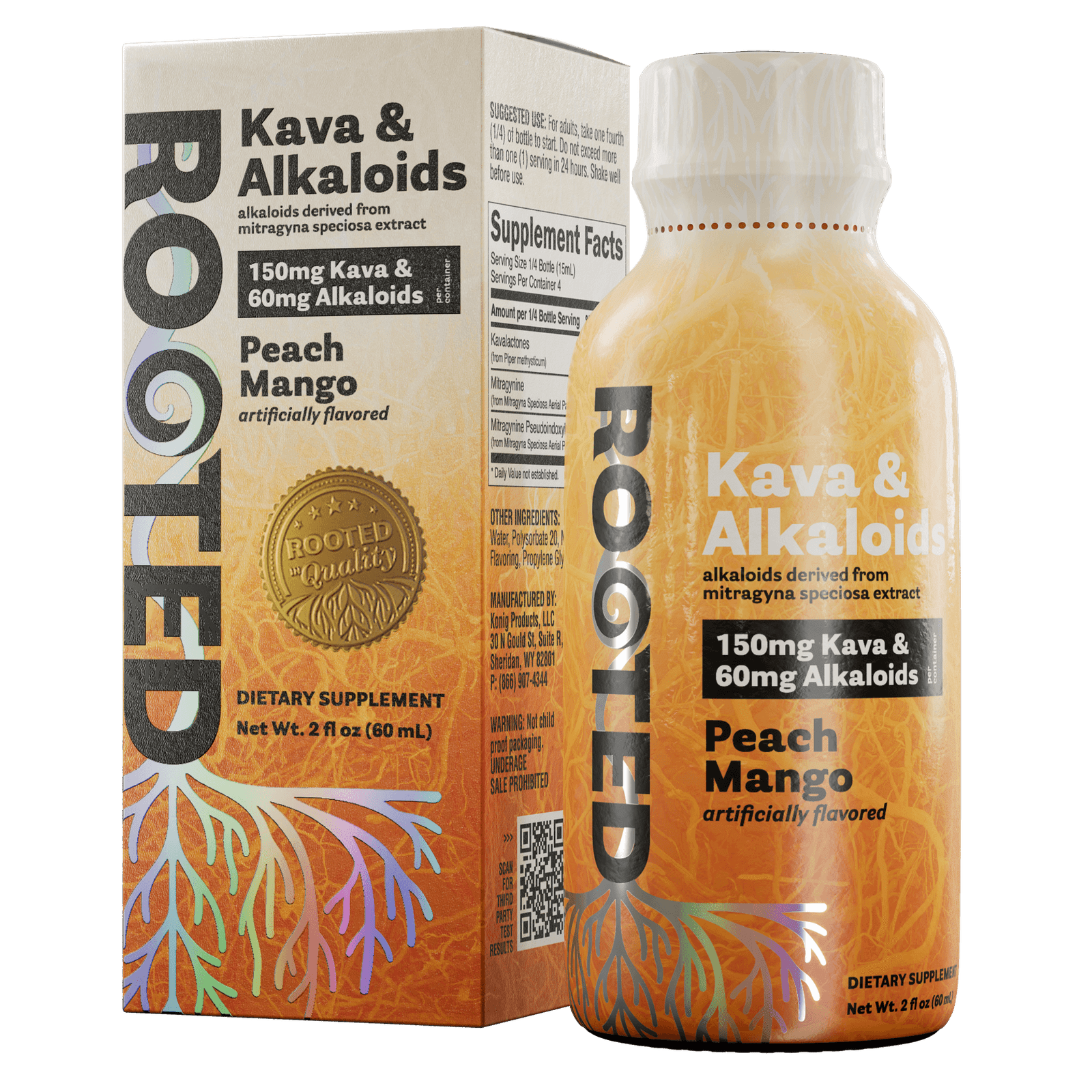 Peach Mango box and bottle Peach Mango box and bottle