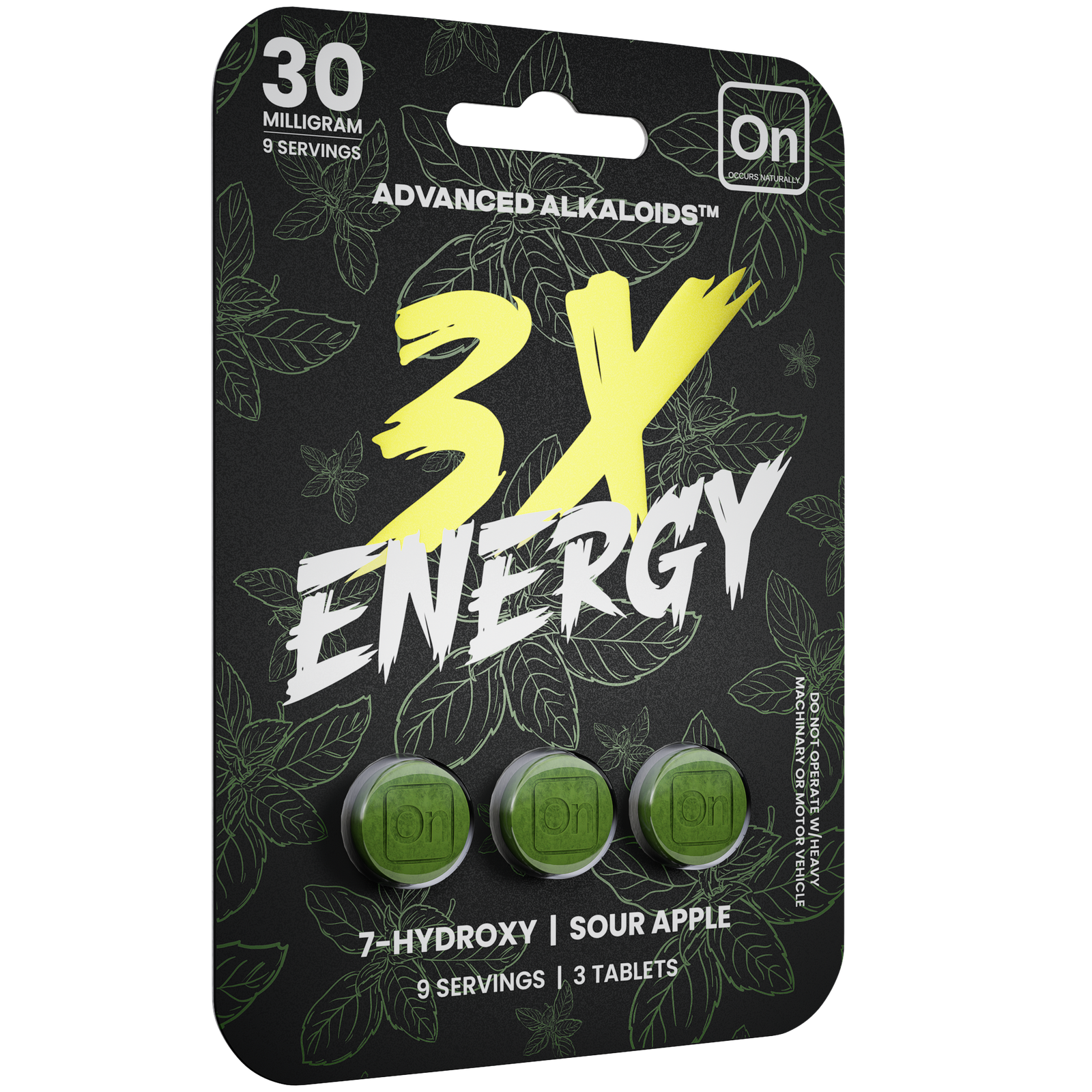 3ct 3x Green Tilted Right Energy 3ct 3x Green Tilted Right Energy