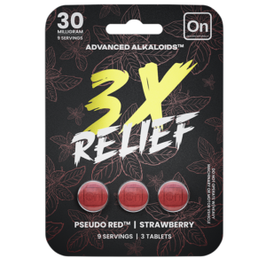 3ct 3x Red Front Relief