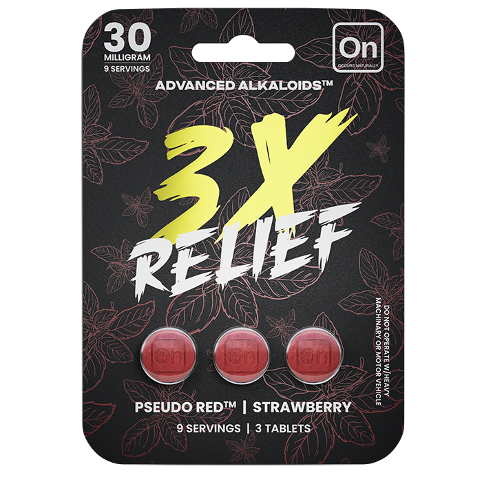 3ct 3x Red Front Relief