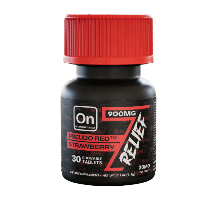 Front Red 900mg Relief 30ct