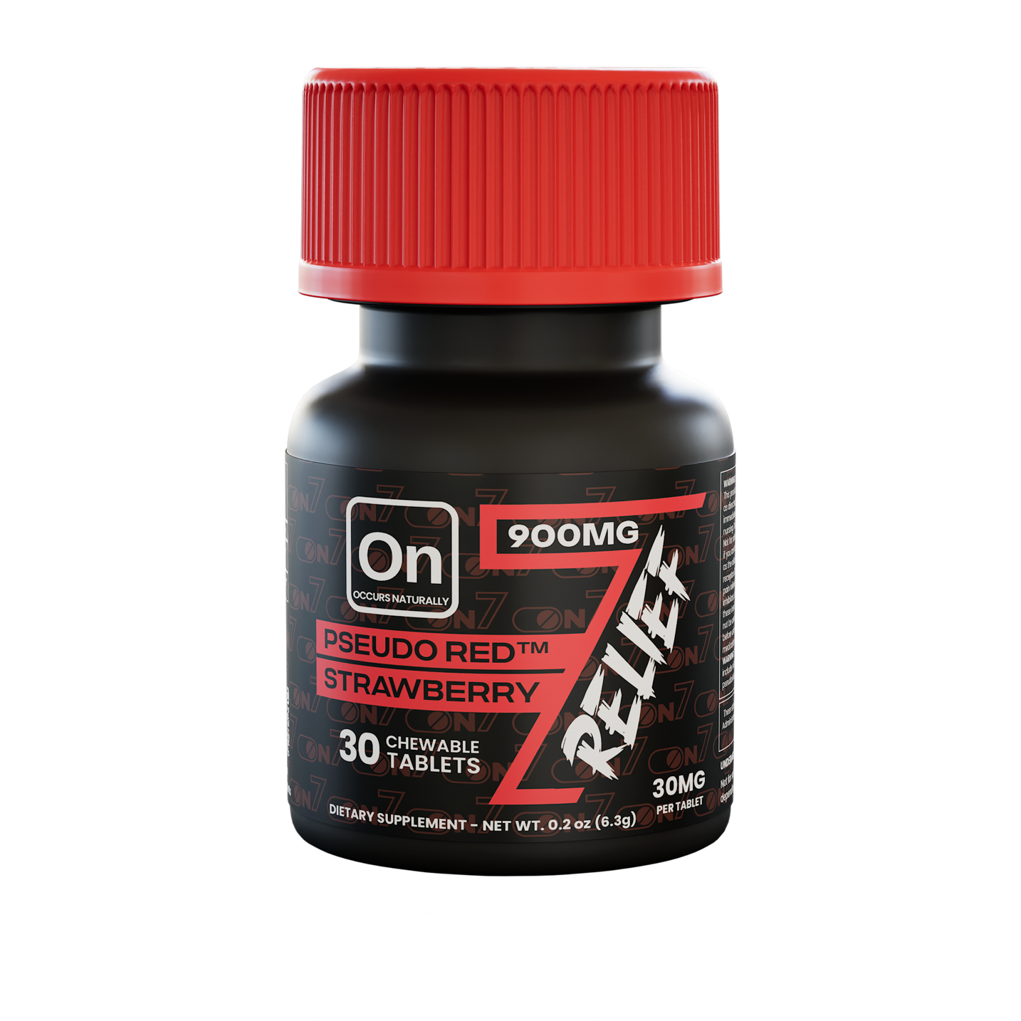 Front Red 900mg Relief 30ct Front Red 900mg Relief 30ct