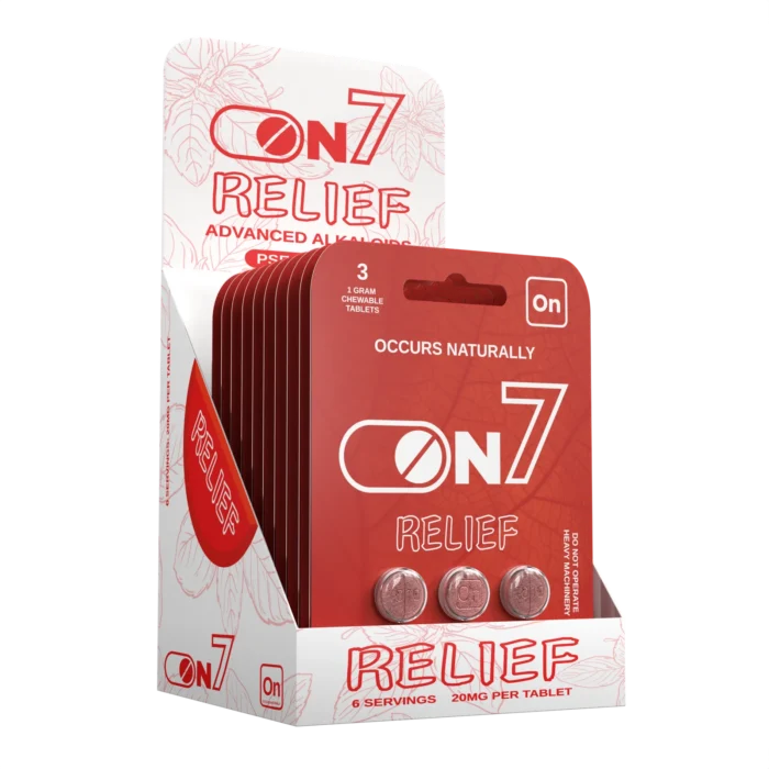 On7 Relief 3 Count Box - 20MG Per Tablet