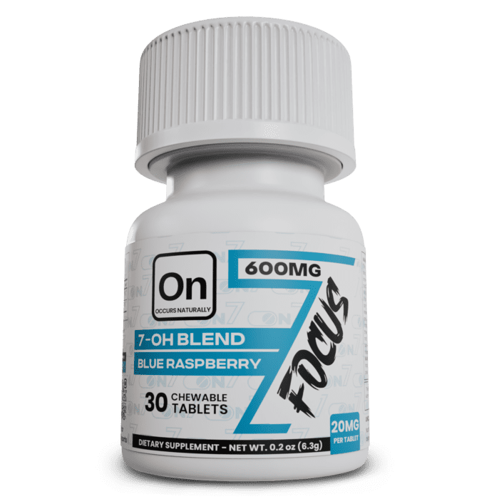 600MG 30 Count Focus Bottle-front