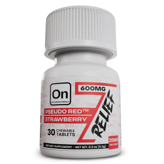 600MG 30 Count Relief Bottle-front