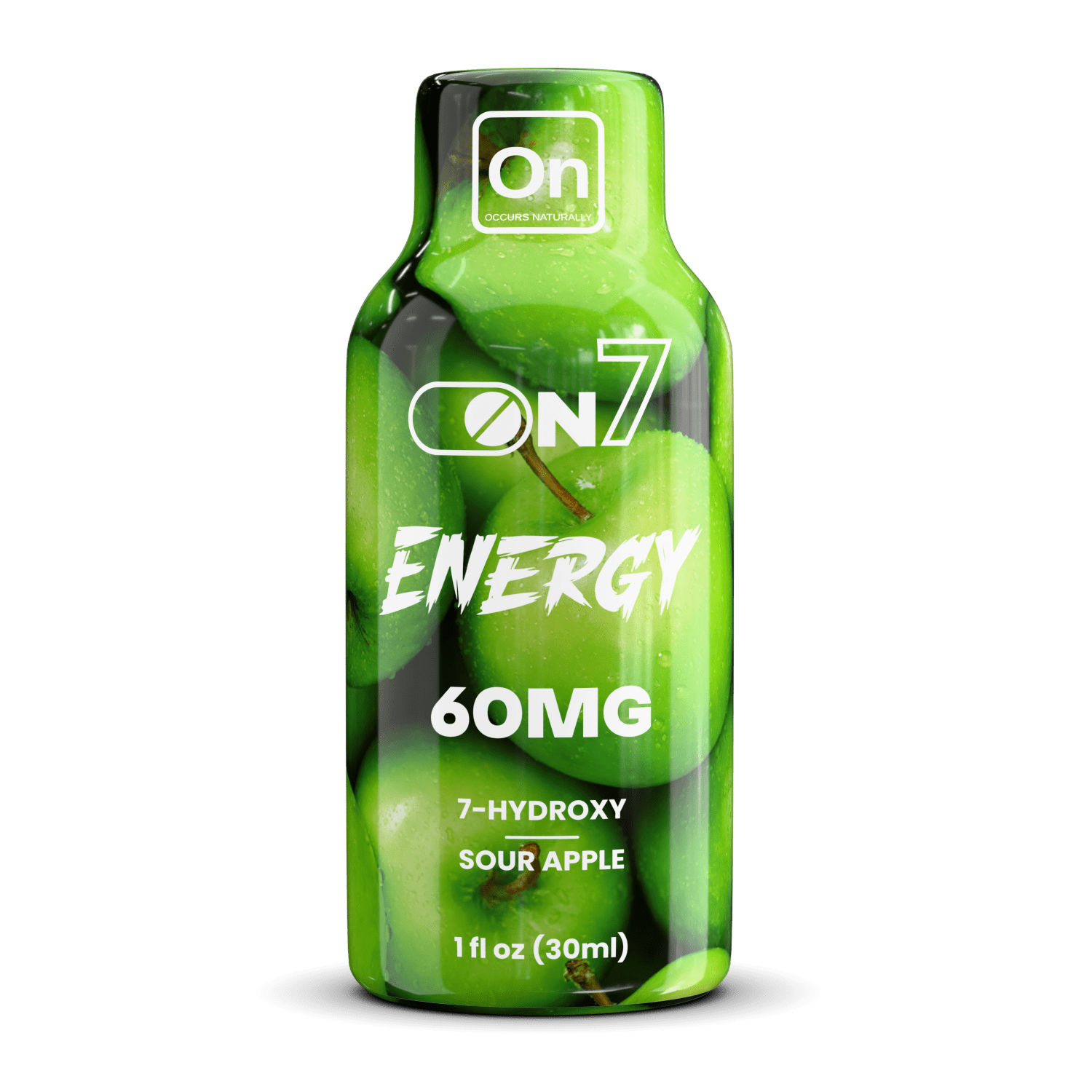 ON7 Energy Shot - 60 MG on 7 green