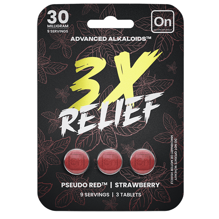 3ct 3x Red Front Relief 3ct 3x Red Front Relief