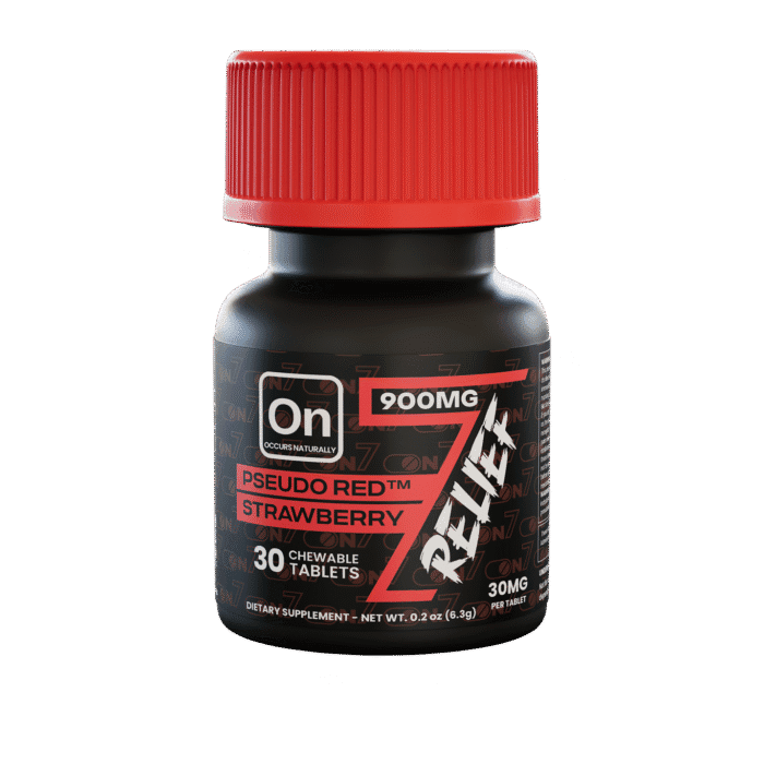 Front Red 900mg Relief 30ct